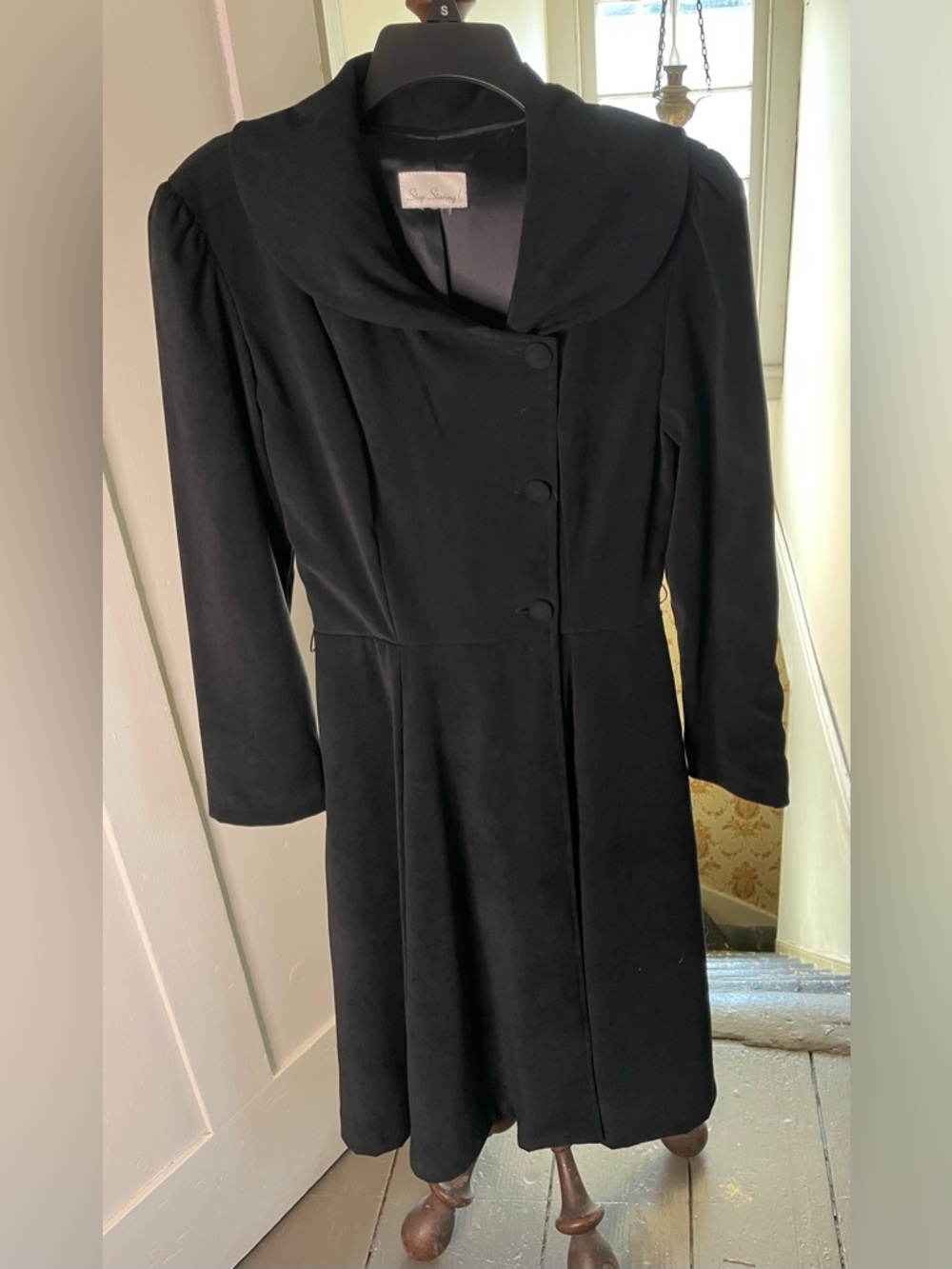 Stop Staring Black coat dress